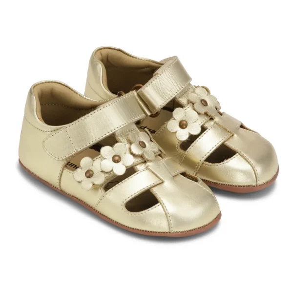 barefoot sandaalid lastele bundgaard tobias flower champagne