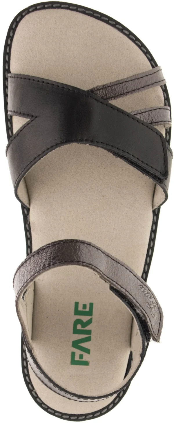 barefoot sandaalid naistele fare bare benissa black A5364111