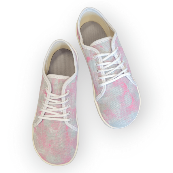 barefoot jalanõud naistele jampi flow striped pink