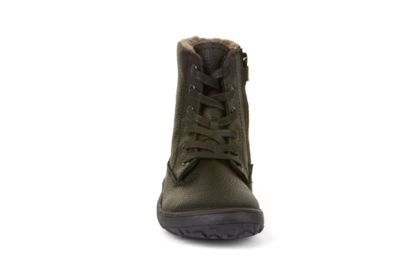 Mustad villavoodriga talvesaapad Froddo Barefoot Tex Laces Black