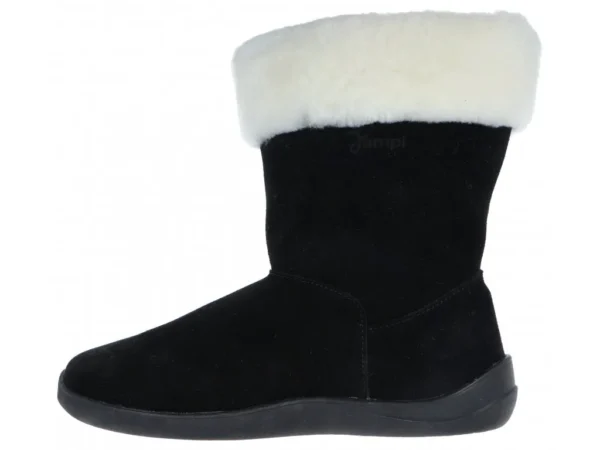 Naiste lambanahast voodriga barefoot talvesaapad Jampi Lilly black