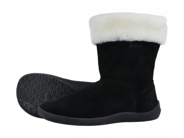 Naiste lambanahast voodriga barefoot talvesaapad Jampi Lilly black