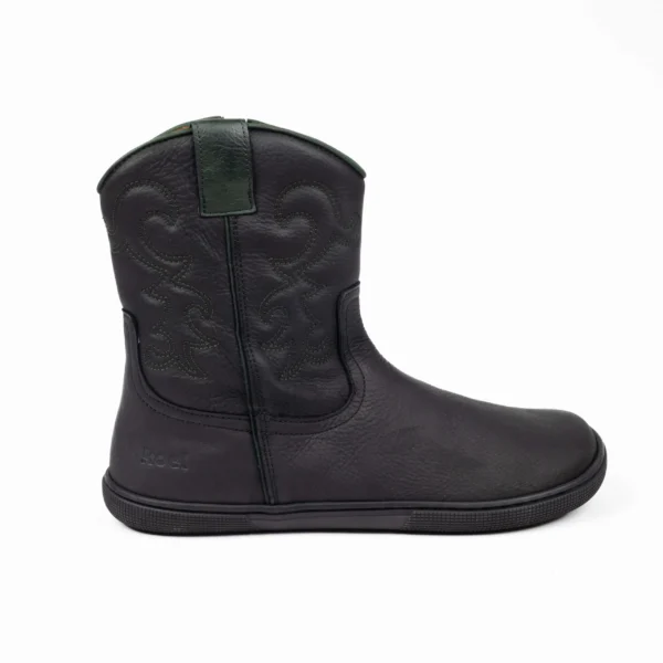 Barefoot cowboy boots Koel Frances Black Green