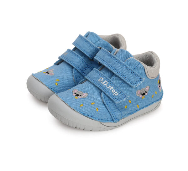 D.D.step sinised barefoot tennised C070-41709 Calypso Sky