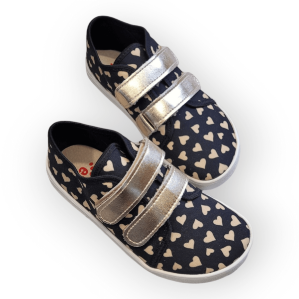 EF Barefoot tennised lastele Gold Hearts