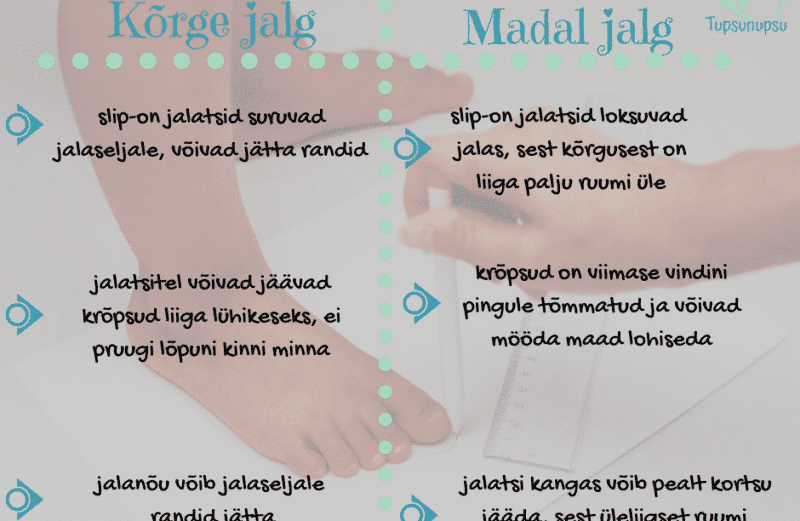 Kõrge või madal jalg