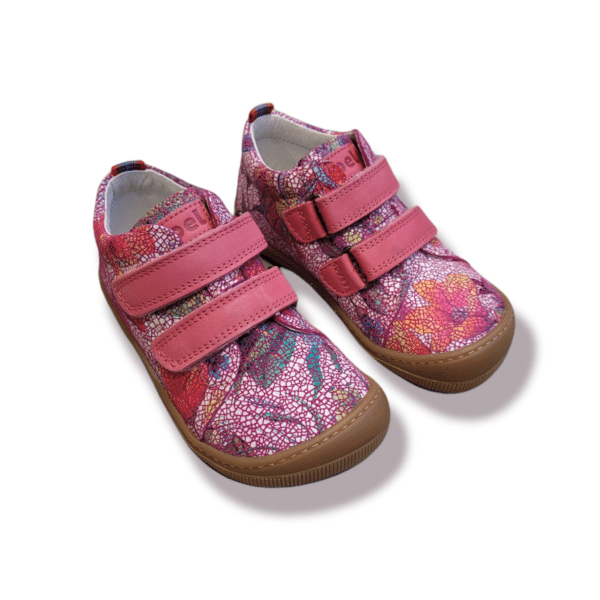 Koel4Kids Danny Fantasy Fuchsia Flower barefoot jalanõud