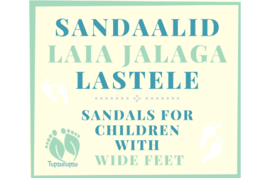 Barefoot sandaalid laia jalaga lastele