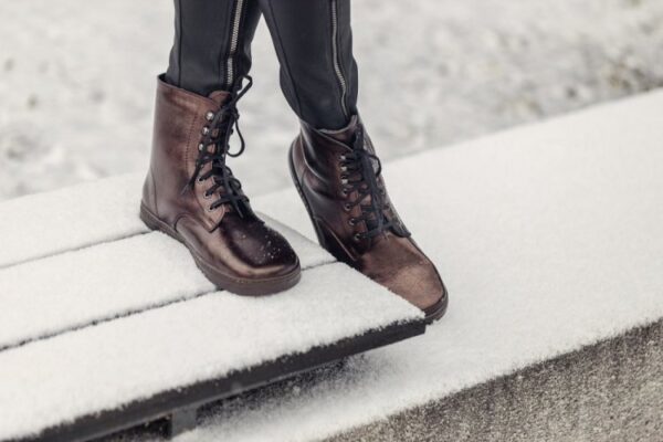 Peerko Frost Chestnut barefoot boots