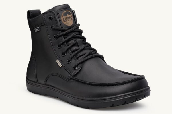 Lems Black Boulder Boot Waterproof