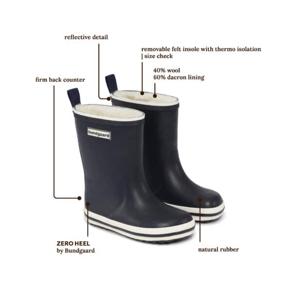 Bundgaard Classic Rubber Boot Winter Classic Navy