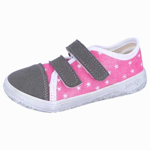 Jonap Airy barefoot shoes pink stars