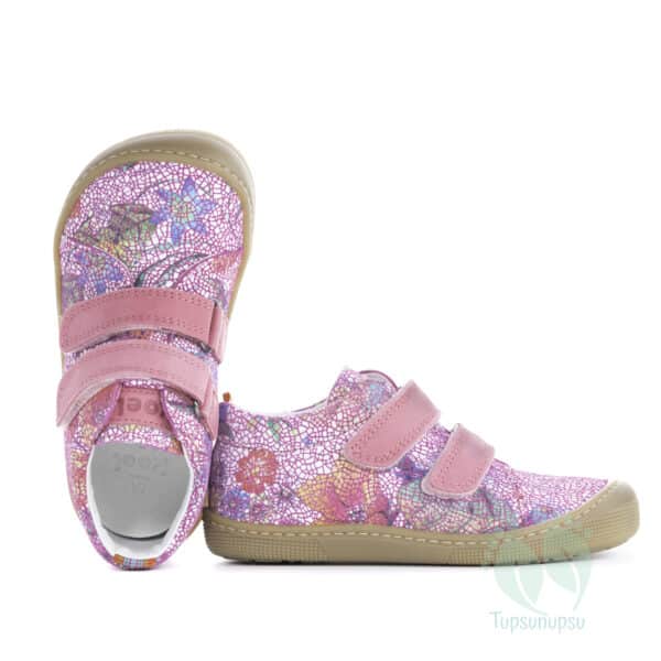 Koel4Kids Danny Fantasy Fuchsia Flower barefoot jalanõud