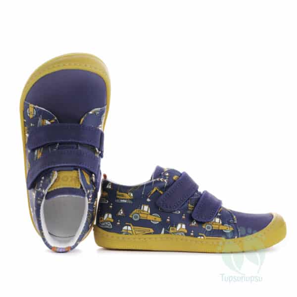 Koel4Kids Danny Fantasy Tractor Yellow barefoot jalanõud