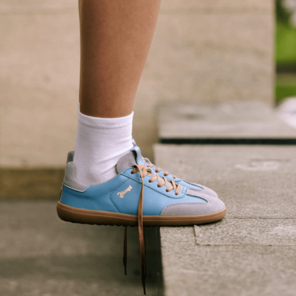 Jampi Retro Light Blue barefoot sneakers for women and men