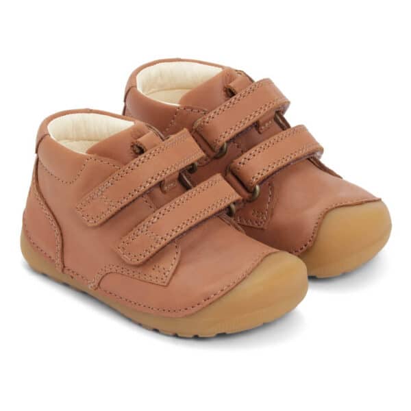 Bundgaard Petit Velcro Cognac barefoot jalatsid