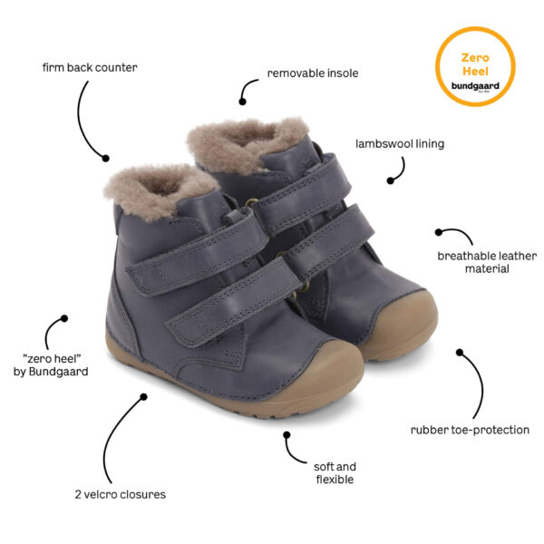 BUndgaard Petit Lamb II Navy paljajalujalatsid