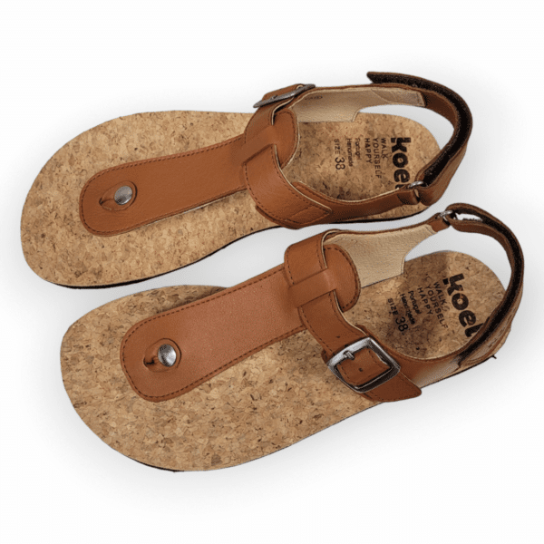 barefoot sandaalid koel ariana napa cognac