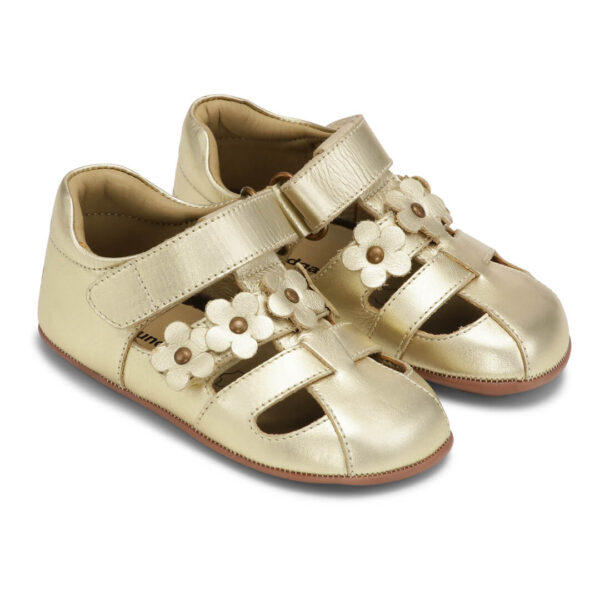 barefoot sandaalid lastele bundgaard tobias flower champagne