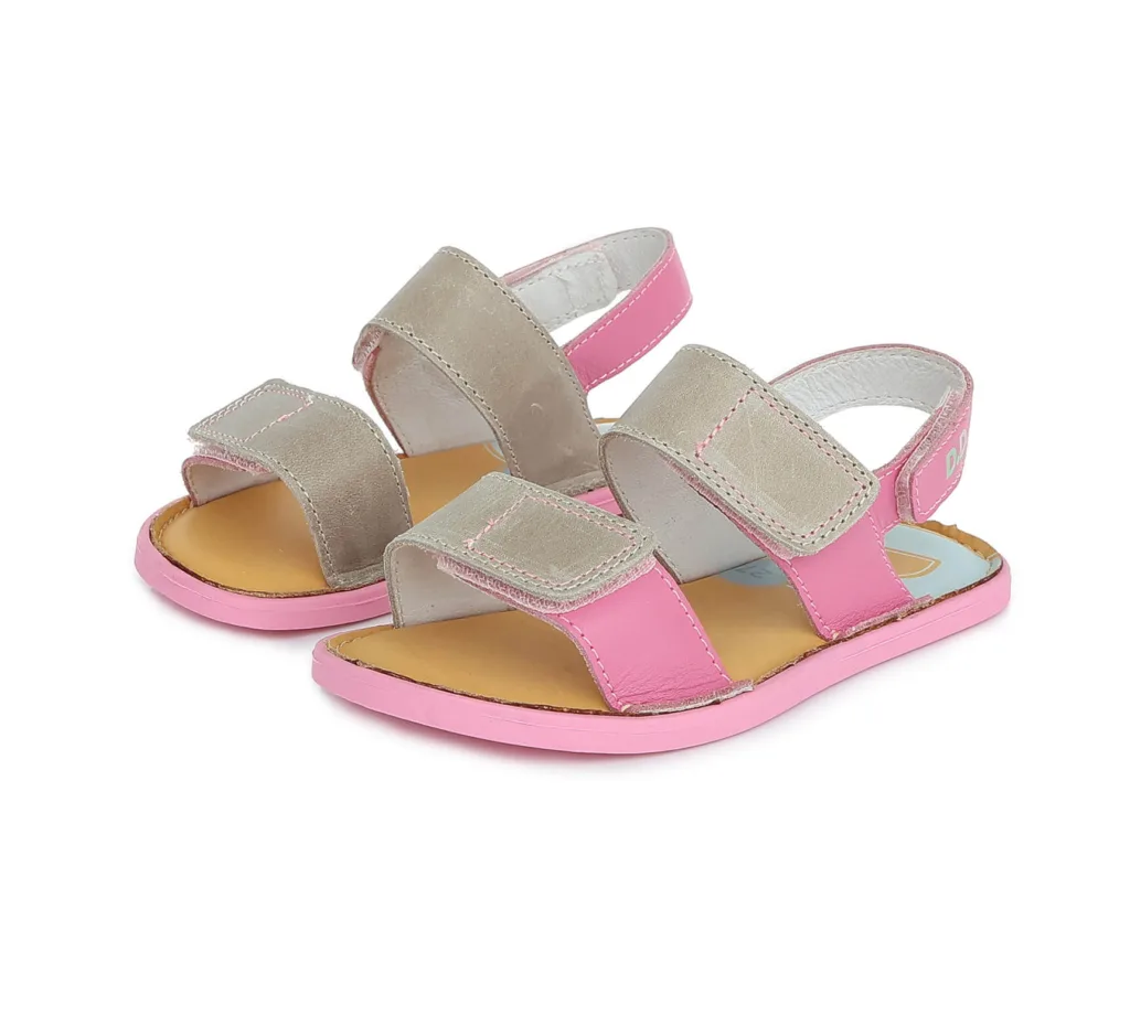 ddstep 076 daisy pink barefoot sandaalid lastele