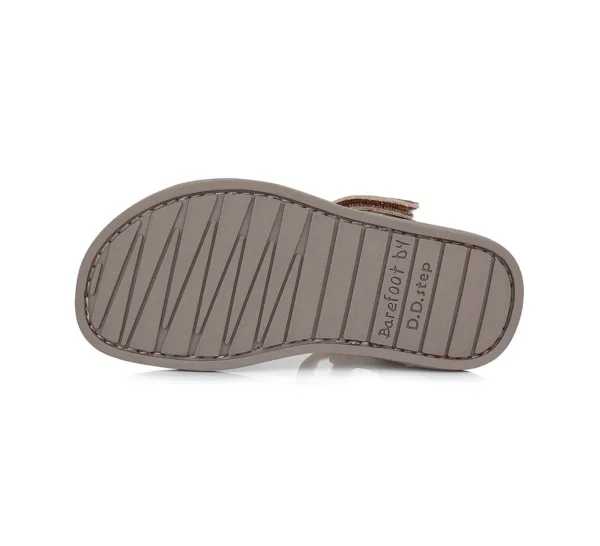 ddstep 076 bronze barefoot sandaalid lastele
