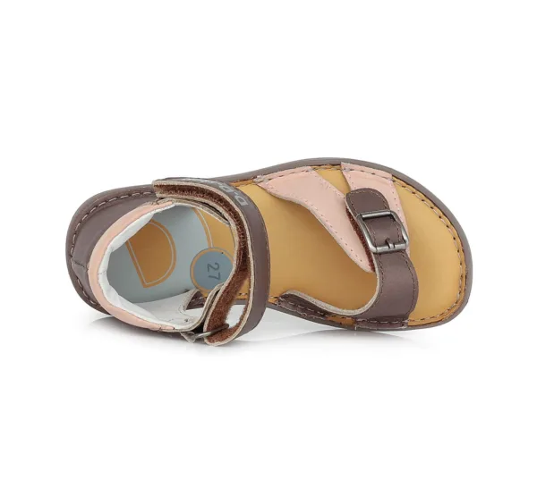 ddstep 076 bronze barefoot sandaalid lastele