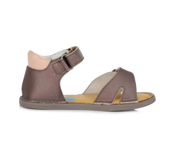 ddstep 076 bronze barefoot sandaalid lastele