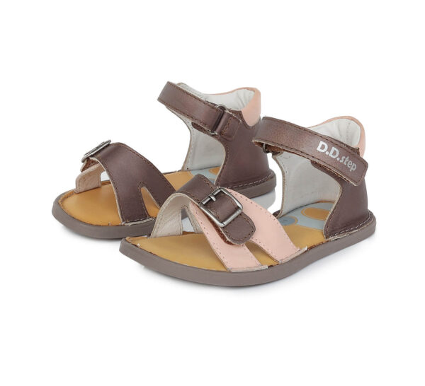 ddstep 076 bronze barefoot sandaalid lastele