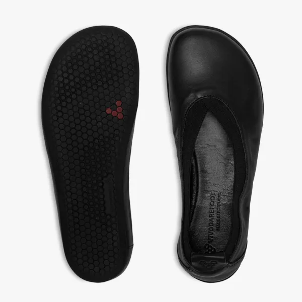 barefoot baleriinad naistele vivobarefoot opanka ballerina black