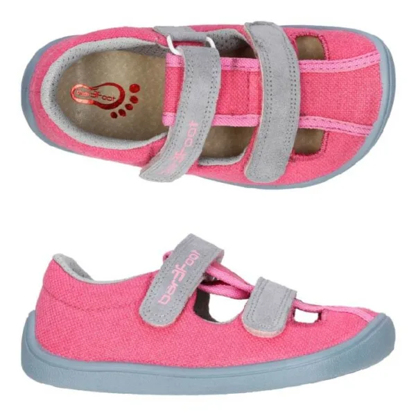 roosad barefoot sandaalid lastele 3f bar3foot elf sandal