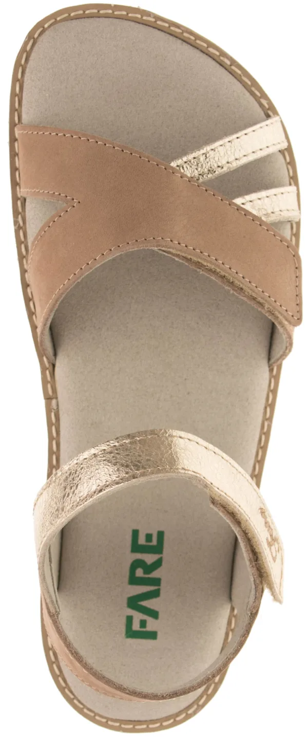 barefoot sandaalid naistele fare bare ayna beige A5364181