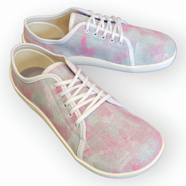 barefoot jalanõud naistele jampi flow striped pink