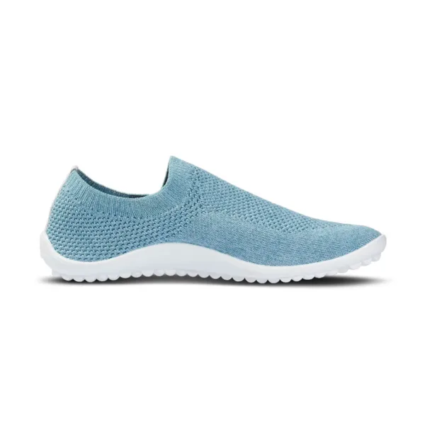 helesinised slip-on paljajalujalatsid leguano scio mint