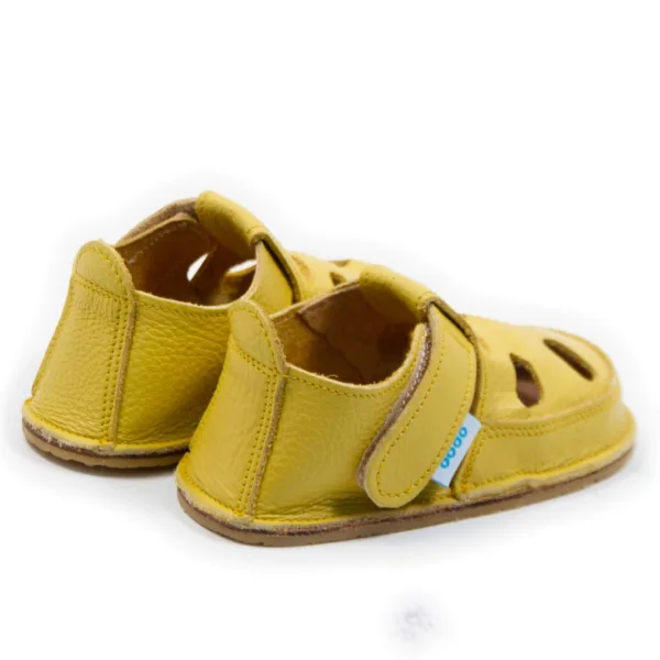 kollased dodo shoes paljajalujalatsid lastele