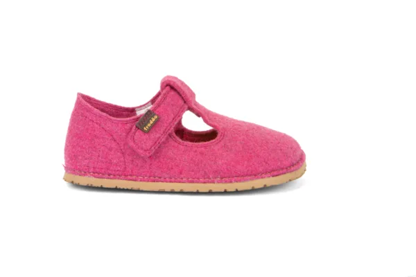 villased paljajalujalatsid lastele froddo barefoot flexy wooly fuxia