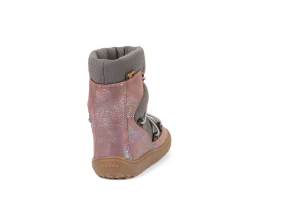 veekindlad talvesaapad Froddo Barefoot Tex Track Wool Pink Shine
