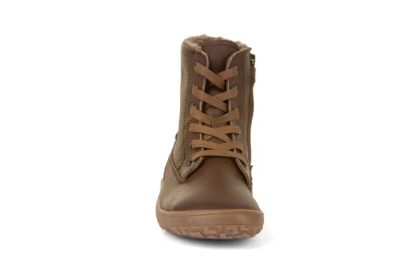 pruunid villavoodriga talvesaapad Froddo Barefoot Tex Laces Brown