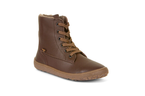 pruunid villavoodriga talvesaapad Froddo Barefoot Tex Laces Brown