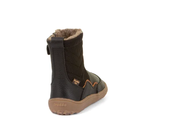 villavoodriga talvesaapad Froddo Barefoot Tex Boots Black