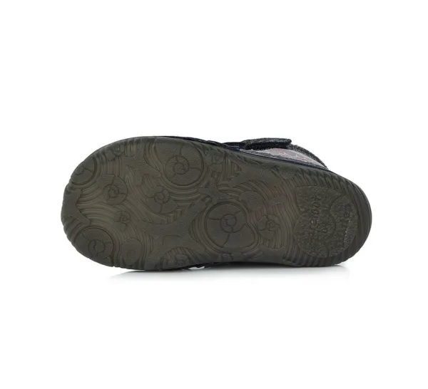 D.D.step barefoot talvesaapad villaseguse voodriga Royal Blue W073-364