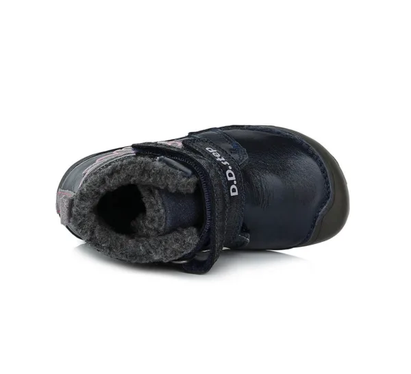 D.D.step barefoot talvesaapad villaseguse voodriga Royal Blue W073-364