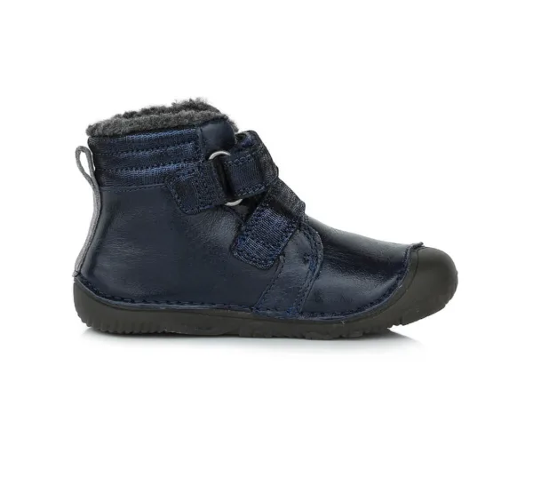 D.D.step barefoot talvesaapad villaseguse voodriga Royal Blue W073-364