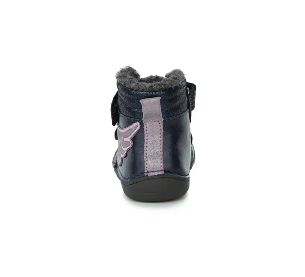 D.D.step barefoot talvesaapad villaseguse voodriga Royal Blue W073-364