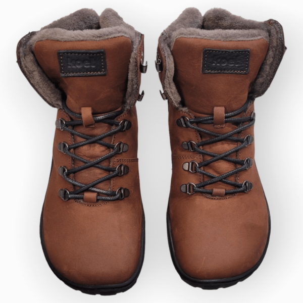 Pruunid barefoot talvesaapad meestele Koel Porter Chocolate