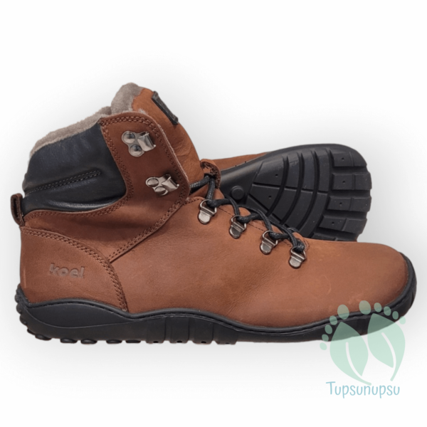 Pruunid barefoot talvesaapad meestele Koel Porter Chocolate