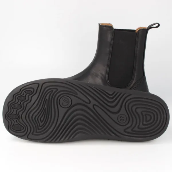 chelsea stiilis barefoot saapad blifestyle budapesterstyle schwarz