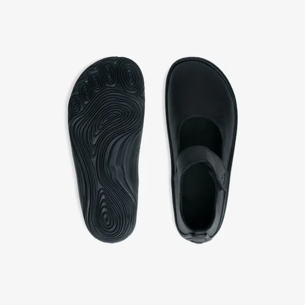 Mustad baleriinad koolijalatsid Vivobarefoot Addis Wyn School