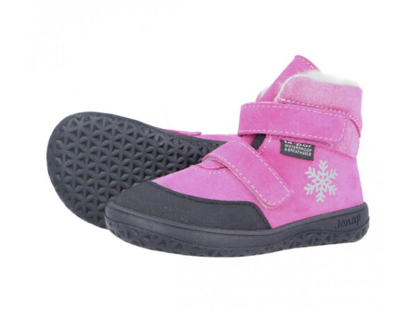 Veekindlad ning villavoodriga laste talvesaapad Jonap Jerry pink devon flake