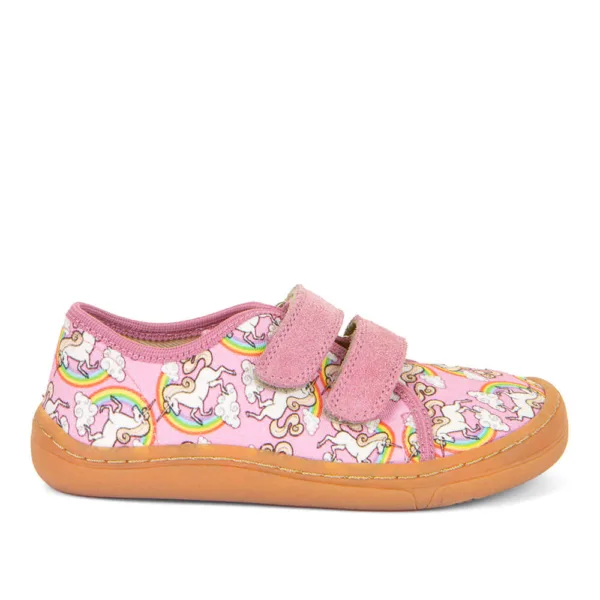 Froddo Barefoot Canvas ükssarvikutega laste tennised