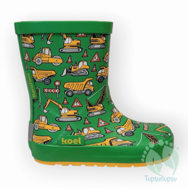Kerged kummikud laiale jalale Koel Wellie Bare Multi Tractor Green
